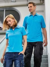 Herren Workwear Poloshirt Pocket Essential